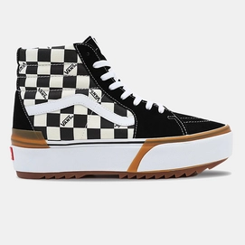 Baskets Vans SK8 Hi Stacked Checkerboard Multi True White