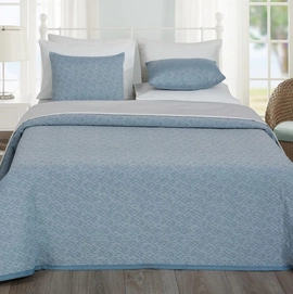 Sprei Bamar Verena Blauw