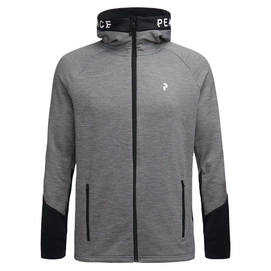 Veste Peak Performance Men Rider Mel Zip Hood Grey melange