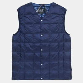 Veste Taion Men V Neck Button Down Navy