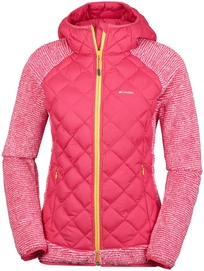 Fleece Columbia Women Techy Hybrid Red Camellia