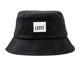Fischerhut Levi's Serif Bucket Hat Regular Black Herren