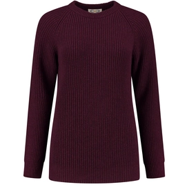 Pullover Blue Loop Essential Sweater Bordeaux Melange Damen-S