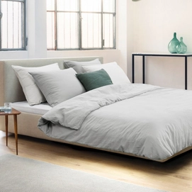 Bettwäsche Marc O'Polo Washed Linen Silver Leinen
