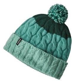 Beanie Patagonia Women Pom Stripe Vjosa Green