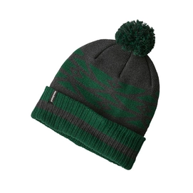 Mütze Patagonia Powder Town Beanie Geo Site Micro Green