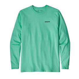 Long Sleeve T-Shirt Patagonia Men's P-6 Logo Responsibili-Tee Vjosa Green