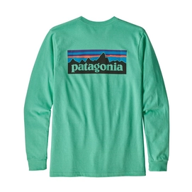 Longsleeve Patagonia Men's P-6 Logo Responsibili-Tee Vjosa Green