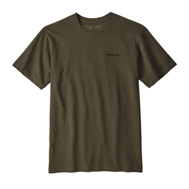 T-Shirt Patagonia Mens P-6 Logo Responsibili-Tee Sediment