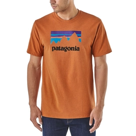T-Shirt Patagonia Men's Shop Sticker Responsibili-Tee Marigold
