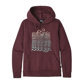 Hoodie Patagonia Women's Wavy Maybe Ahnya Dark Currant