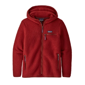 Sweatjacke Patagonia Retro Pile Hoody Molten Lava Damen