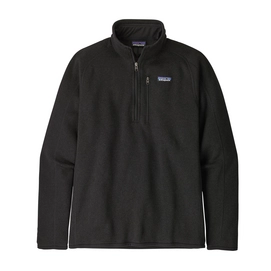 Trui Patagonia Mens Better Sweater 1/4 Zip Black 2019-XL