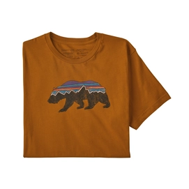 T- Shirt Patagonia Fitz Roy Bear Organic T- Shirt Hammonds Gold Herren