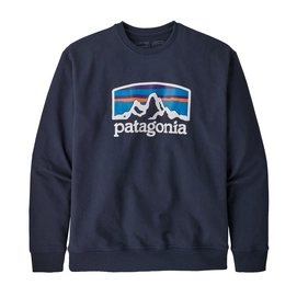 Pull Patagonia Mens Fitz Roy Horizons Uprisal Crew Sweatshirt Classic Navy