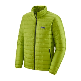 Jacket Patagonia Mens Down Sweater Peppergrass Green w/Classic Navy