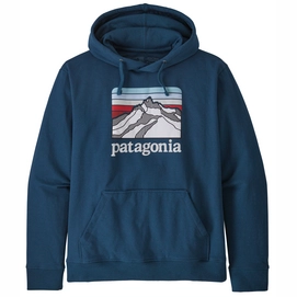 Pullover Patagonia Line Logo Ridge Uprisal Hoody Crater Blue Herren