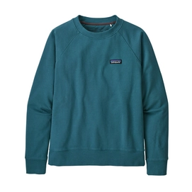 Pull Patagonia Femme P-6 Label Organic Crew Sweatshirt Abalone Blue