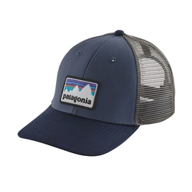 Cap Patagonia Shop Sticker Patch LoPro Trucker Hat Dolomite Blue