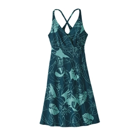Jurk Patagonia Women's Amber Dawn Dress Valley Flora Tidal Teal