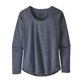 T-Shirt Patagonia Women's L/S Capilene Cool Trail Shirt Classic Navy