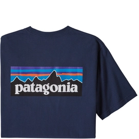 T-Shirt Patagonia Men P-6 Logo Responsibili-Tee Classic Navy