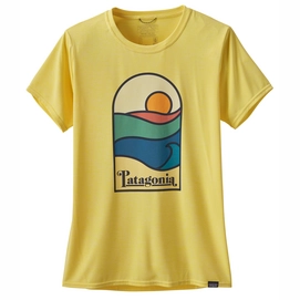 T-Shirt Patagonia Women Cap Cool Daily Graphic Shirt Sunset Sets Pineapple-L
