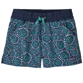 Short Patagonia Fille Costa Rica Baggies Tropical Bloom New Navy