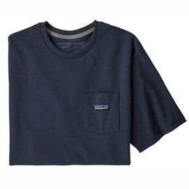 T-Shirt Patagonia P6 Label Pocket Responsibili Tee New Navy Herren