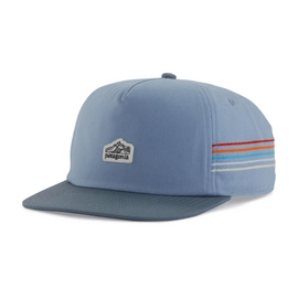 Casquette Patagonia Unisexe Line Logo Ridge Stripe Funfarer Cap Light Plume Grey