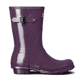 Regenlaars Hunter Women Original Short Gloss Purple