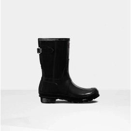 Regenlaars Hunter Women Original Short Back Adjustable Gloss Black