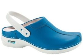 Medische Klomp Gevavi Wash&Go Open Licht Blauw