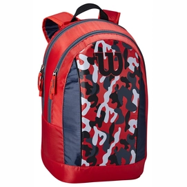 Tennisrugzak Wilson Junior Backpack Red Grag Black