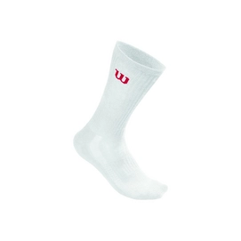 Tennissocken Wilson Crew Sock White (3-Paar) Herren