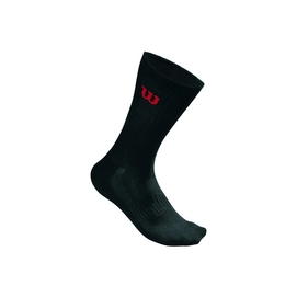 Tennissocken Wilson Crew Sock Black (3-Paar) Herren
