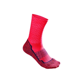 Tennissocke Wilson Amplifeel Crew Sock Fiery Coral Evening Blue (1 Paar) Damen