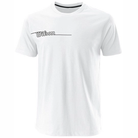 Tennisshirt Wilson Men Team II Tech Tee White-XL