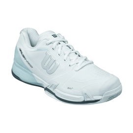 Tennis Shoes Wilson Men Rush Pro 2.5 Clay White Pearl Blue Iron Gate