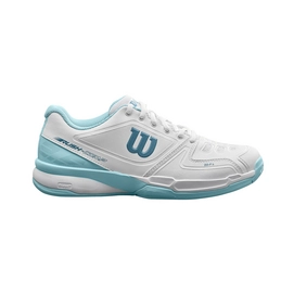 Tennisschoen Wilson Women Rush Comp White Blue Glow Provincial Blue