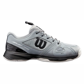 Tennisschuhe Wilson Rush Pro QL Quarry Black White Kinder-Schuhgröße 28,5