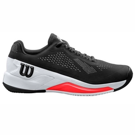 Chaussures de Tennis Wilson Men Rush Pro 4.0 Black White Poppy-Taille 44
