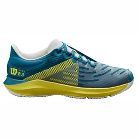 Chaussures de Tennis Wilson Junior Kaos 3.0 Jr Blue Coral Sulphur-Taille 37.5