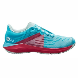 Chaussures de Tennis Wilson Junior Kaos 3.0 Jr Scuba Blue Lollipop White-Taille 37.5