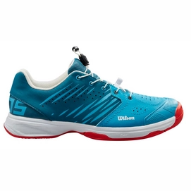 Chaussures de Tennis Wilson Junior Kaos Jr 2.0 QL Blue Coral-Taille 37