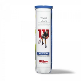 Tennisbal Wilson Tour Club Yellow (4-Tin)