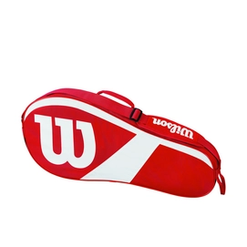 Tennis Bag Wilson Match III 3 Pack Red White
