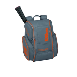 Tennis Rucksack Wilson Tour V Backpack Large Grey Orange