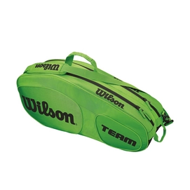 Tennistasche Wilson Team III 6 Pack Green Black
