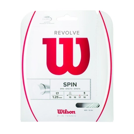 Cordage de Tennis Wilson Revolve 17 White 1.25mm/12m